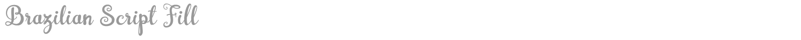 Brazilian Script font preview